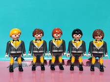 PLAYMOBIL X5 FIGURINES REF 4071 4079 4078 ASSISTANCE GRUE VOITURE ROUTE CAMION