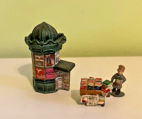 Kiosque libraire personnage - kiosque,