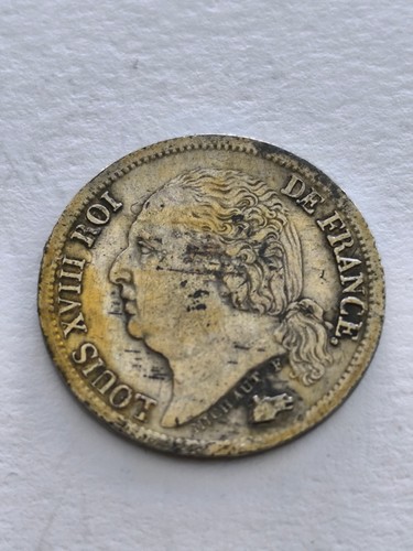 Louis xviii franc - louis, 1/2
