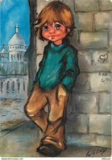 Carte postale enfants - carte,