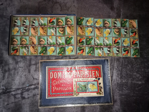 Ancien jeu domino parisien - ancien,