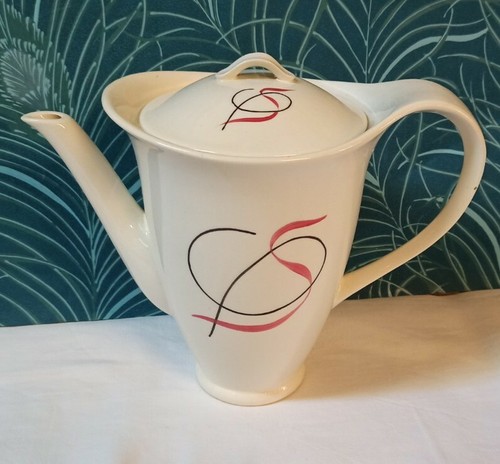 Cafetière ancienne blanche - ancienne, en