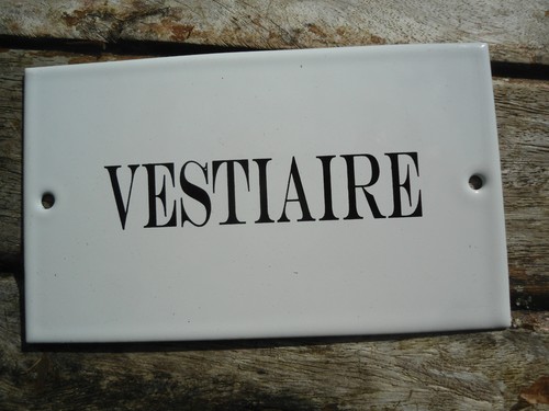 Plaque porte emaillee - plaque,