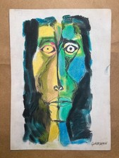 OSWALDO GUAYASAMIN Dessin sur papier (fait main) signé et estampillé...