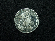 LOUIS XIV - 4 SOLS Argent dit
