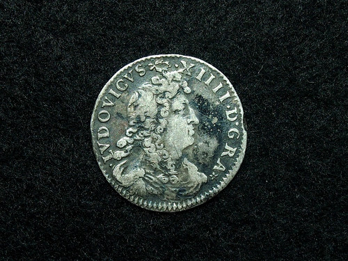 Louis xiv sols argent - -, dit