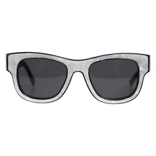 Dolce & Gabbana Lunettes Blanc Perle Acetateframe DG4379 Domenico Teinté 400usd