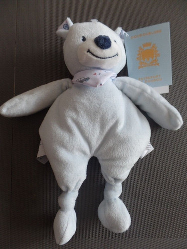 T4n doudou ours bleu mon - /,