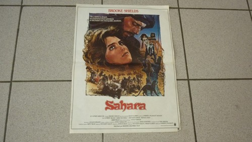Affiche cinema sahara 1983 - affiche,