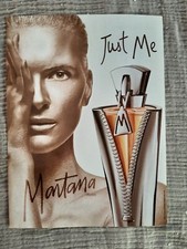 Publicité papier Parfum. Perfume Ad Montana Just Me de 1999