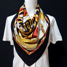 RARE VINTAGE foulard en soie