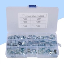  80 PCS Serre-joints À Tuyaux Collier Serrage Metallique Pince Métallique