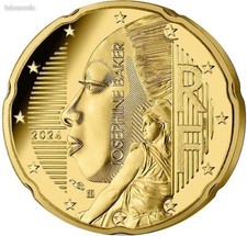 Rouleau De 20 Cent Euros Josephine Baker Neuve Uncirculated