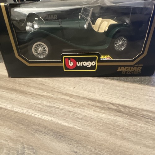 Bburago gold jaguar 100 - jaguar, ss