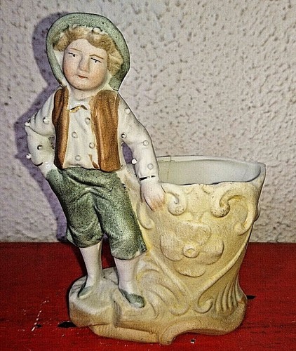 Ancien figurine vase pyrogene - ancien,
