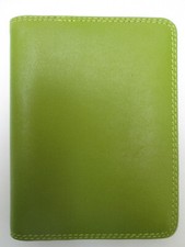 -MYWALIT  porte-CB cuir vert TBEG vintage