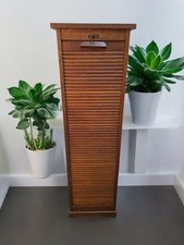 Ancien Classeur À Rideau En Chêne