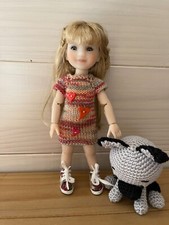 vêtement compatible poupée Mini-Sarah, Ruby red 20 cm