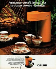 publicité Advertising 1121 1976    Calor  la cafetière expresso  185 francs