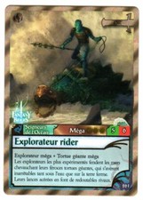 Carte PANINI FANTASY RIDERS 2020 #261 EXPLORATEUR RIDER Seigneurs Méga Or Gold