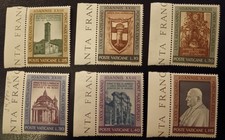 Vintage Vatican Stamps