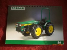  PROSPECTUS   PUBLICITAIRE    TRACTEUR    FERRARI  86