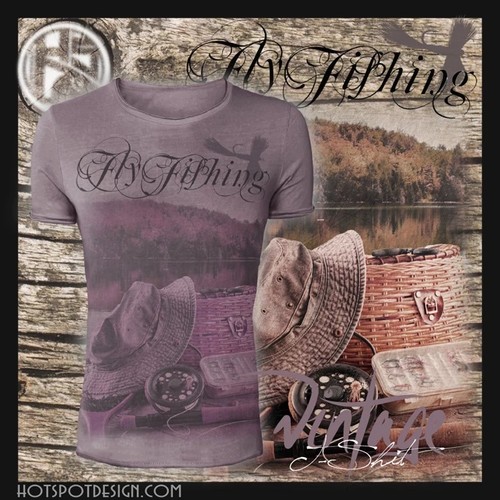 Shirt hotspot vintage fly - t-shirt,