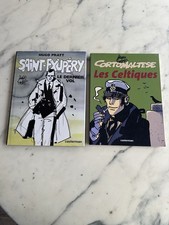 LOT 2 BD HUGO PRATT SAINT EXUPERY Le Dernier Vol et CORTO MALTESE Les Celtiques