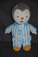 ?Peluche Doudou Tchoupi JEMINI 2015 Ensemble Rayé Bleu Blanc 22 Cm T'choupi