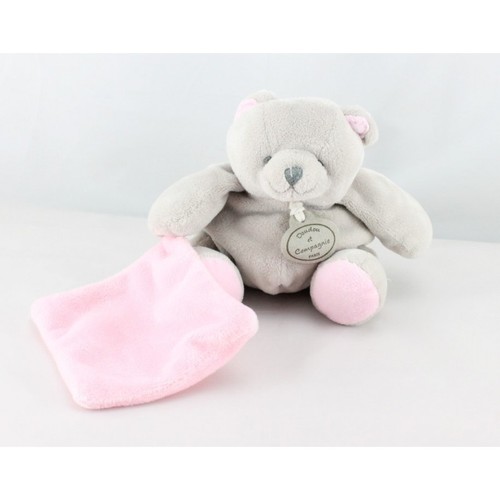 Doudou compagnie ours gris - doudou,