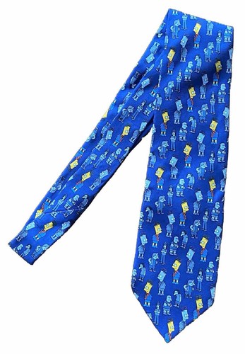 Cravate soie the simpsons - soie,