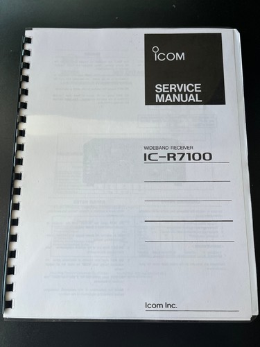Owner manual for - for, icom