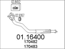 TUYAU D'éCHAPPEMENT PEUGEOT