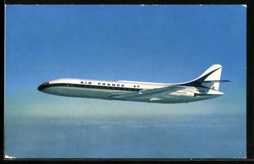 Carte postale avion - , caravelle