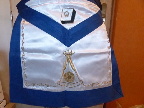 Tablier reaa 14eme degre - 14eme, satin