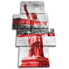 New York Torn Poster City MULTI TOILE murale ART Photo Print