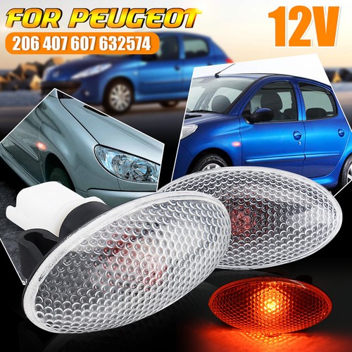 12v blanc clignotant - 2x, 5w
