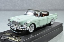 BC248 Solido "Age d'Or" #4522 1:43 1957 Studebaker Silver Hawk Hard Top A+/b