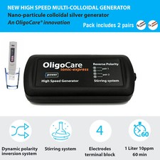 Générateur d'argent colloïdal (Pack TDS Ag+Cu ) Reverse Polarity Stirring system