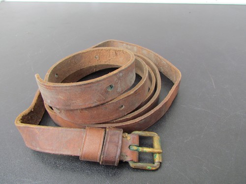 Grande sangle cuir - cuir, fauve