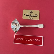 CUILLÈRE SAUCE AMERICA GRAS MAIGRE 18CM CHRISTOFLE METAL ARGENTE TRÈS BEL ETAT;