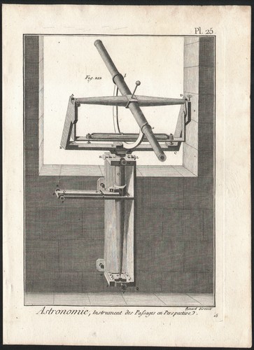 1778 gravure astronomie - gravure,