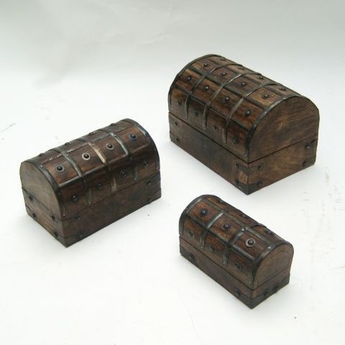 Pirate poitrine bois fer - poitrine,