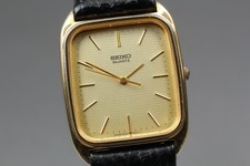 [EXC+5] Montre Homme Vintage 1987 Seiko Chariot 9021-517H Gold Tank Quartz JAPAN