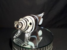 POISSON EN VERRE SOUFFLE ECOLE MURANO Longueur 25 cm  PARFAIT ETAT