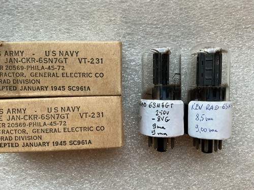 6sn7 vt231 ken rad - 6sn7,