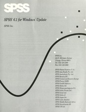 SPSS 6.1 Pour Windows Mise À