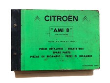 Catalogue des Pièces Citroën AMI 8 BERLINE BREAK 1969 Mecanique Carosserie