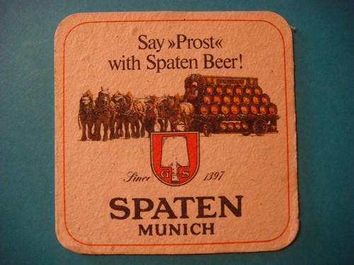 Bière dessous spaten munich - bière,