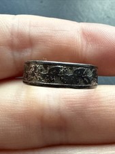 Ancienne Bague En Argent Massif 925 Jonc Alliance Anneaux Créateur simple